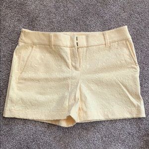 Loft yellow shorts